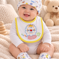 Baby Cap Set 3 Piece - Yellow