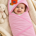 Baby Swaddle Sheet - Baby Pink