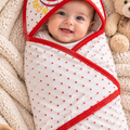 Baby Swaddle Sheet-red ball