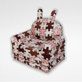 Folding Sofa For Baby- Pink Multi