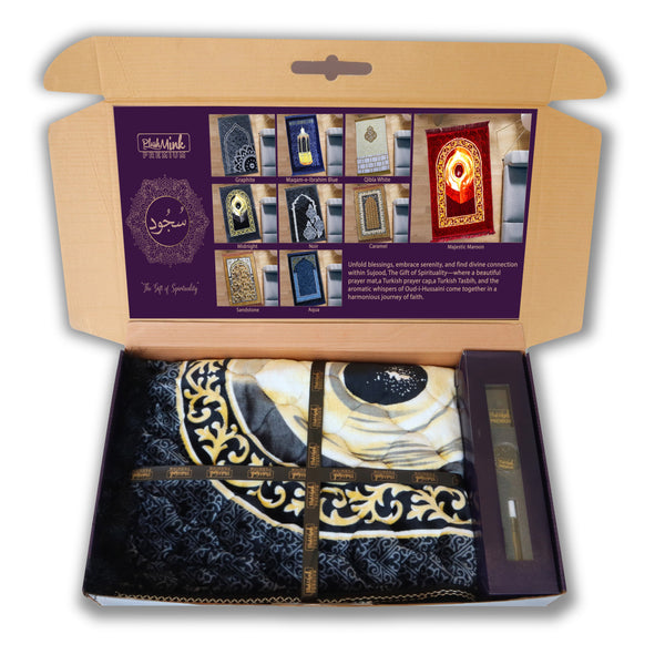Sujood Plus Prayer Kit Gift Box-Midnight