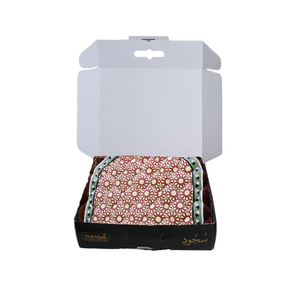 Prayer mat in a box perfect for gifting in Pakistan