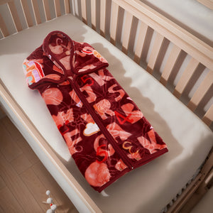 Buy Zipper Blanket Baby Luv-Dusky Maroon| PlushMink Online Store