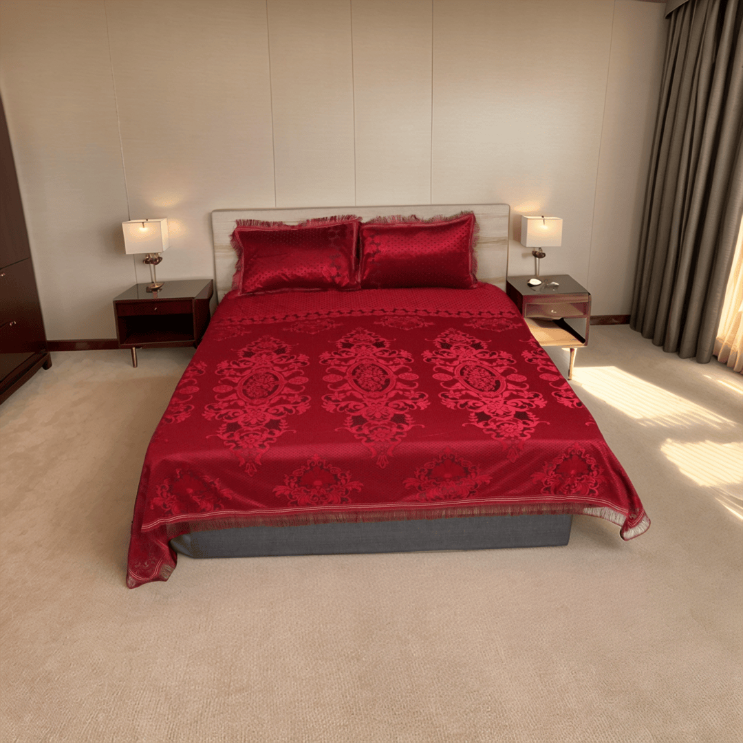 Regal Decor 3-Piece Bed Set-Rose