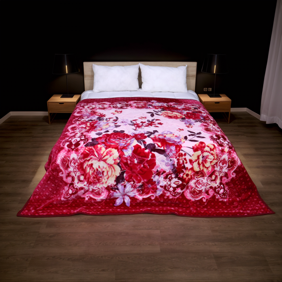 Empire 6KG 2-Ply King Bed Blanket-Peony