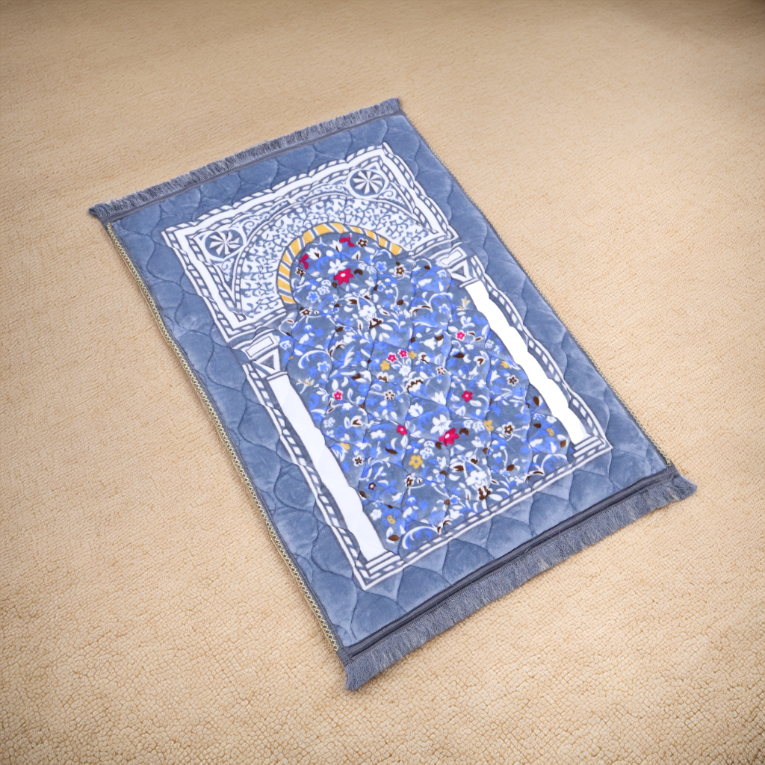 Mughal Janamaz Printed Prayer Mat-Basirah
