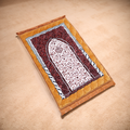 Mughal Janamaz Printed Prayer Mat-Fawz