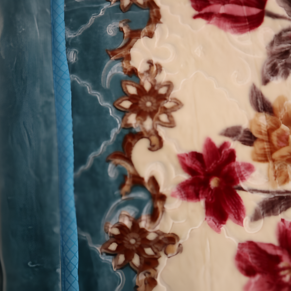 Emperor Single Bed 3+ KG Blanket - Blueberry Blossom