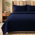 Valancia 3 Pieces Bed Spread - Sapphire