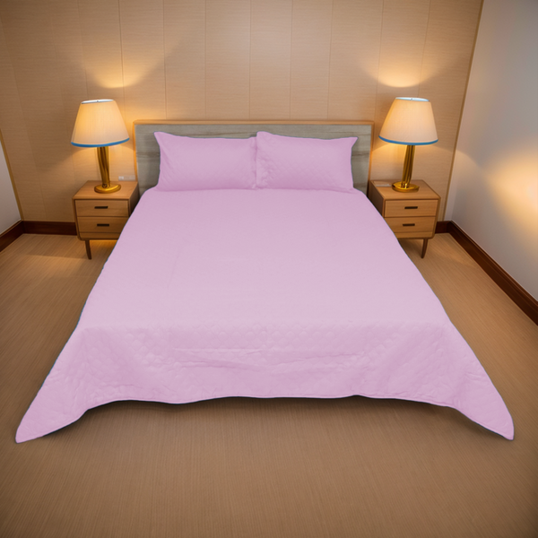 Luxe Bed Spread Dahlia Quilted Jacquard Embossed