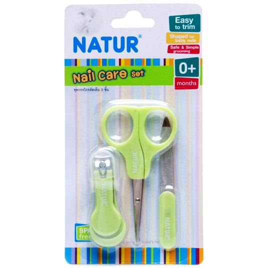 Manicure Set For Baby - Natur Green