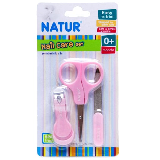 Manicure Set For Baby - Natur Pink