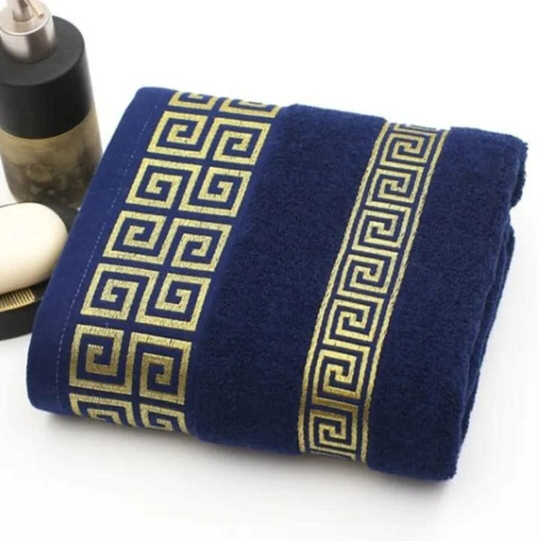 Premium Cotton Towel-Dark Blue