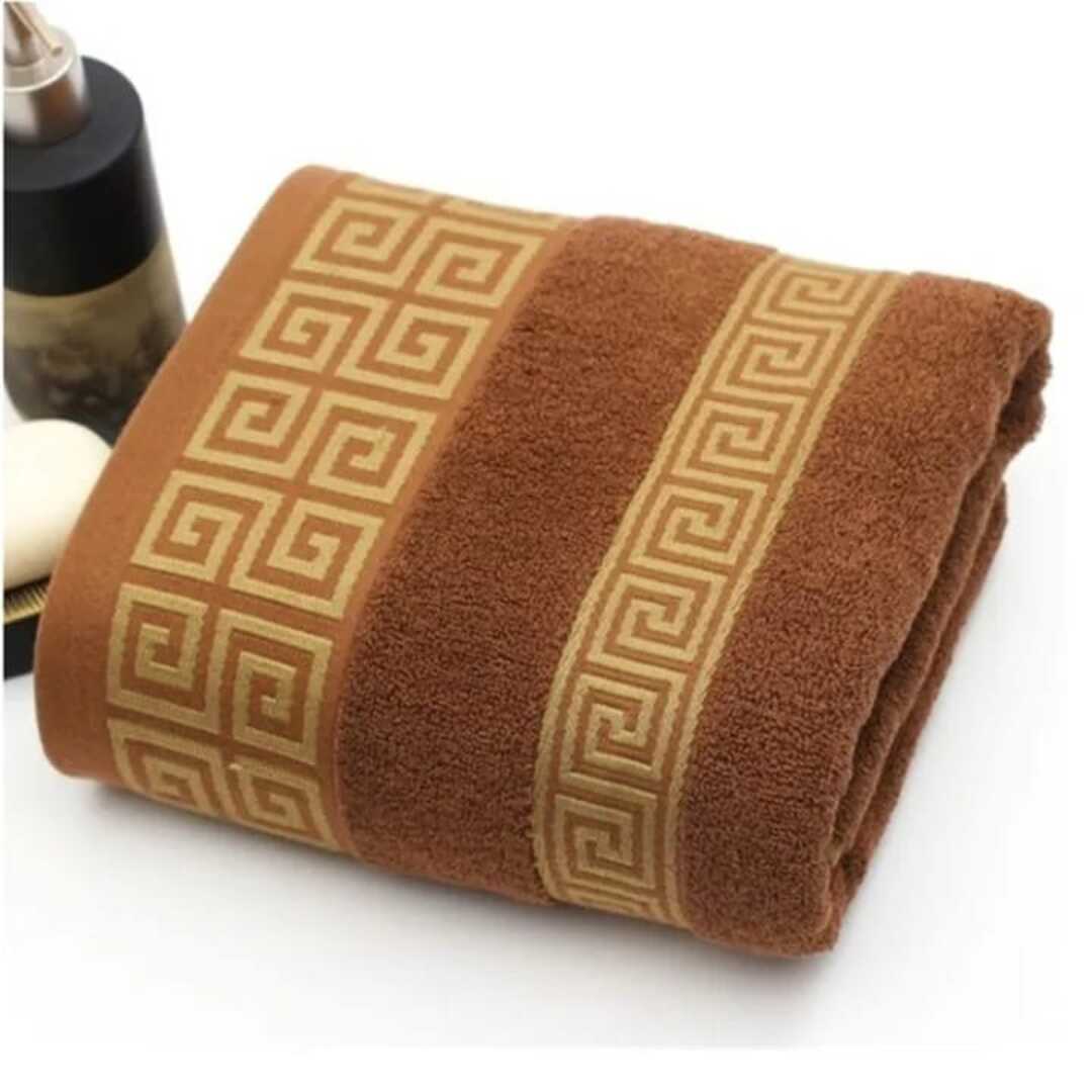 Premium Cotton Towel- Dark Brown