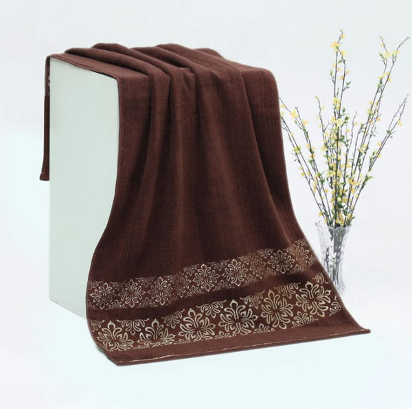 Premium Cotton Towel- Brown