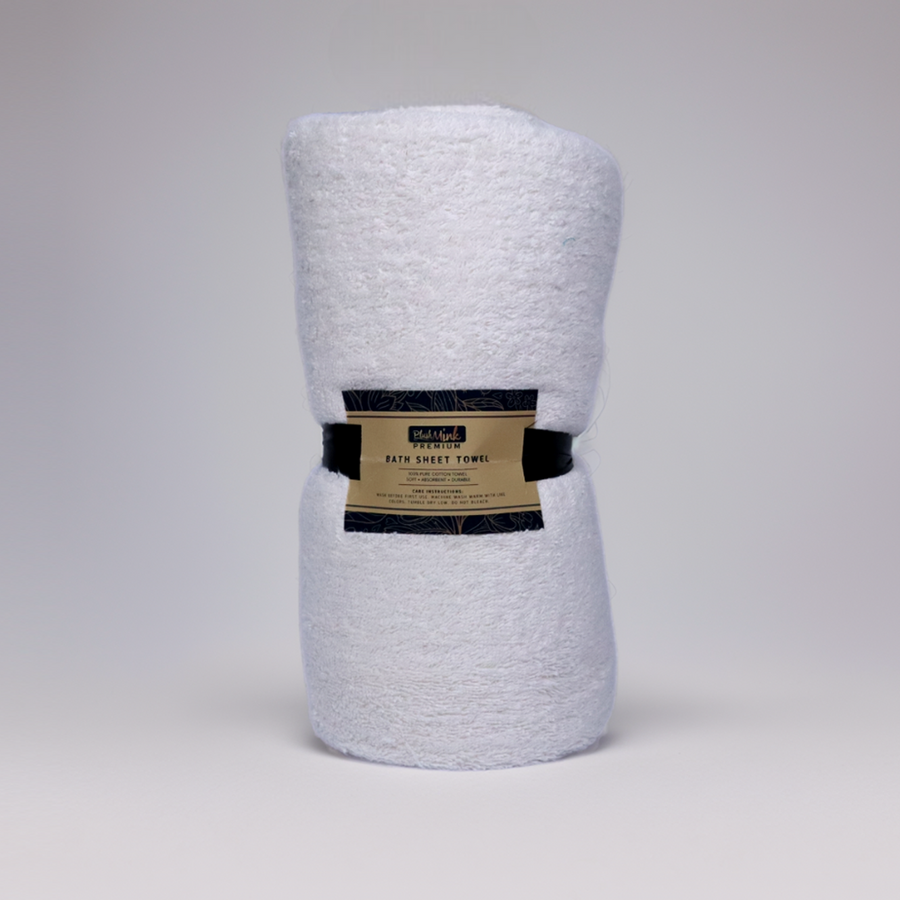 Bath Sheet Towel-White