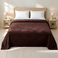 Mansion AC Flannel Blanket - Brown
