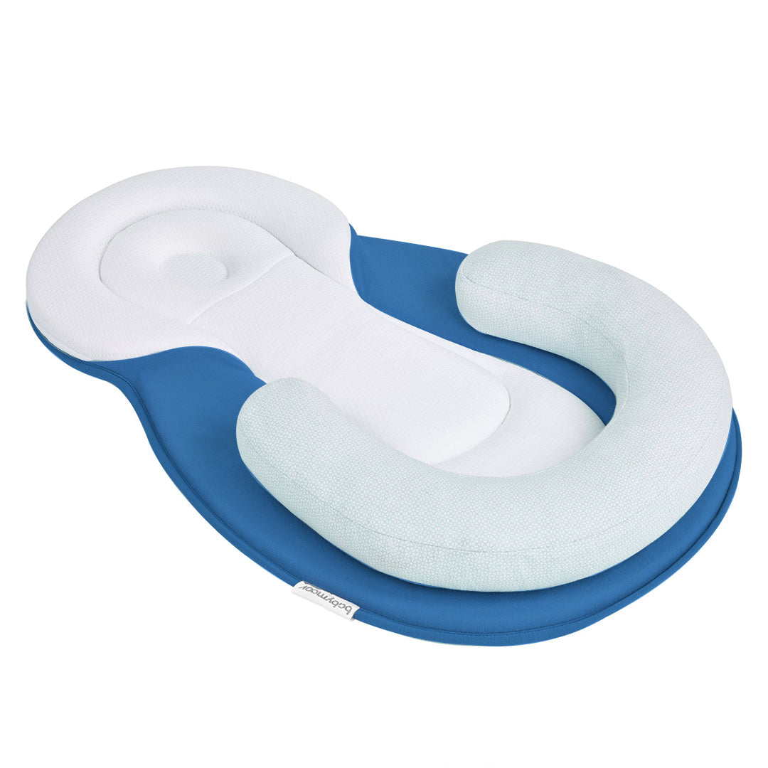 Baby Lounger with Head Support- Blue
