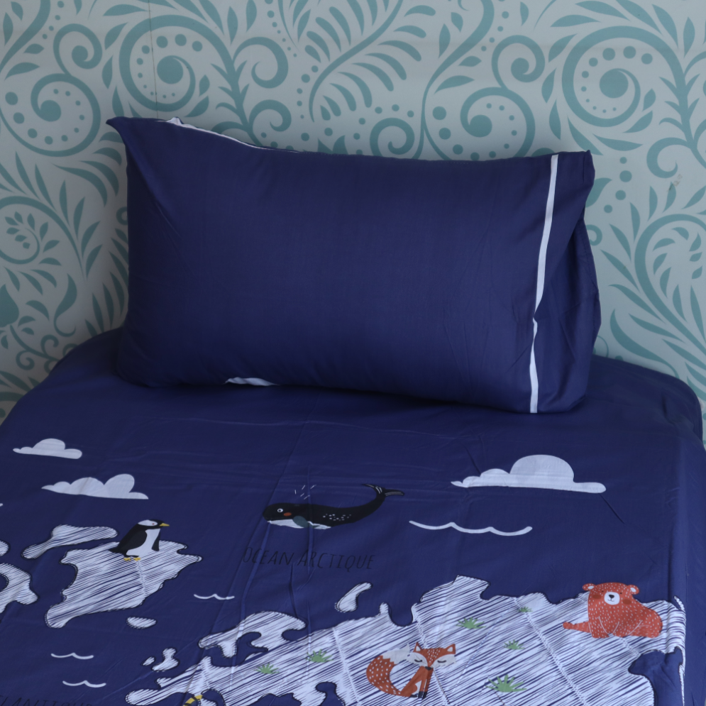 Pluto Kids Bedsheets Junior Size - OceanClay