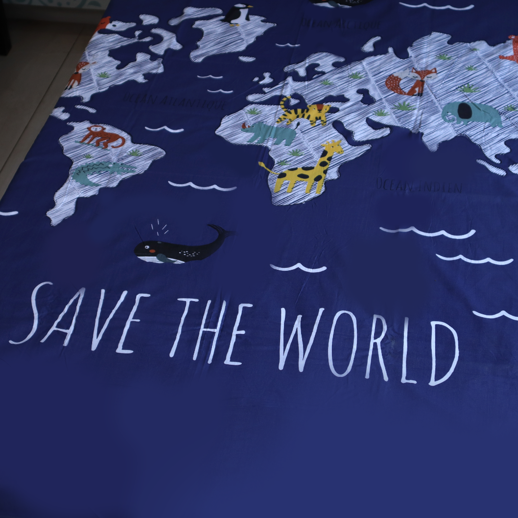 Pluto Kids Bedsheets Junior Size - OceanClay