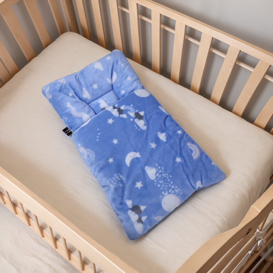 Cuddle Me Mink Baby Carrier Nest-Ice Blue