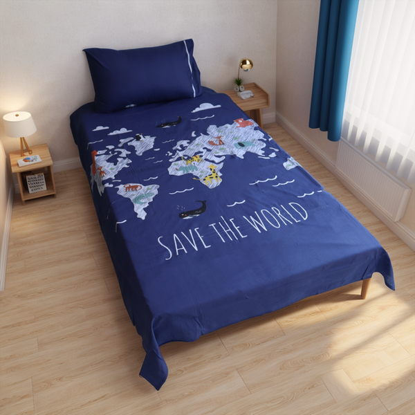 Pluto Kids Bedsheets Junior Size - OceanClay