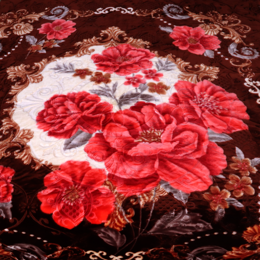 Super Duper Double Bed Blanket- Brown