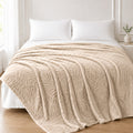 Rabbit Fur Throw Blanket - Cloud Dancer
