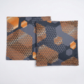 Pack of Printed Cushion Covers-Carbon Comb