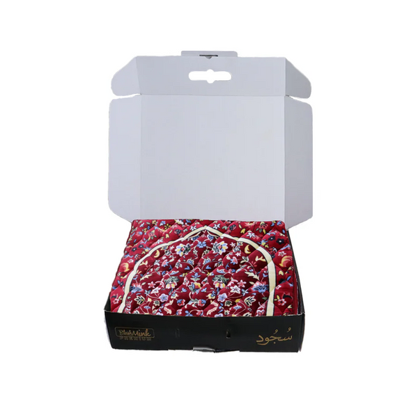 Sujood Prayer Mat Gift Box- Carmine