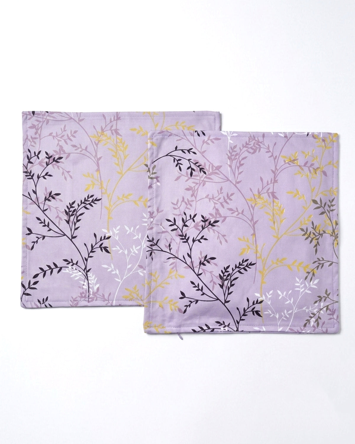 Pack of Printed Cushion Covers-Mauve