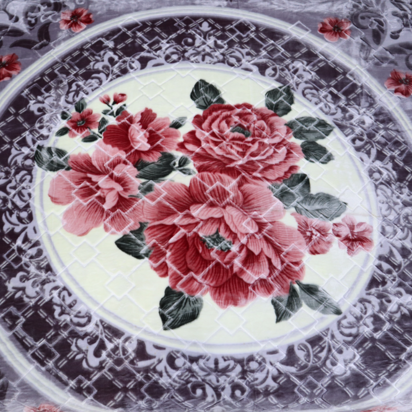 Moonlight Cloudy Bed Blanket - Dusky Lilac