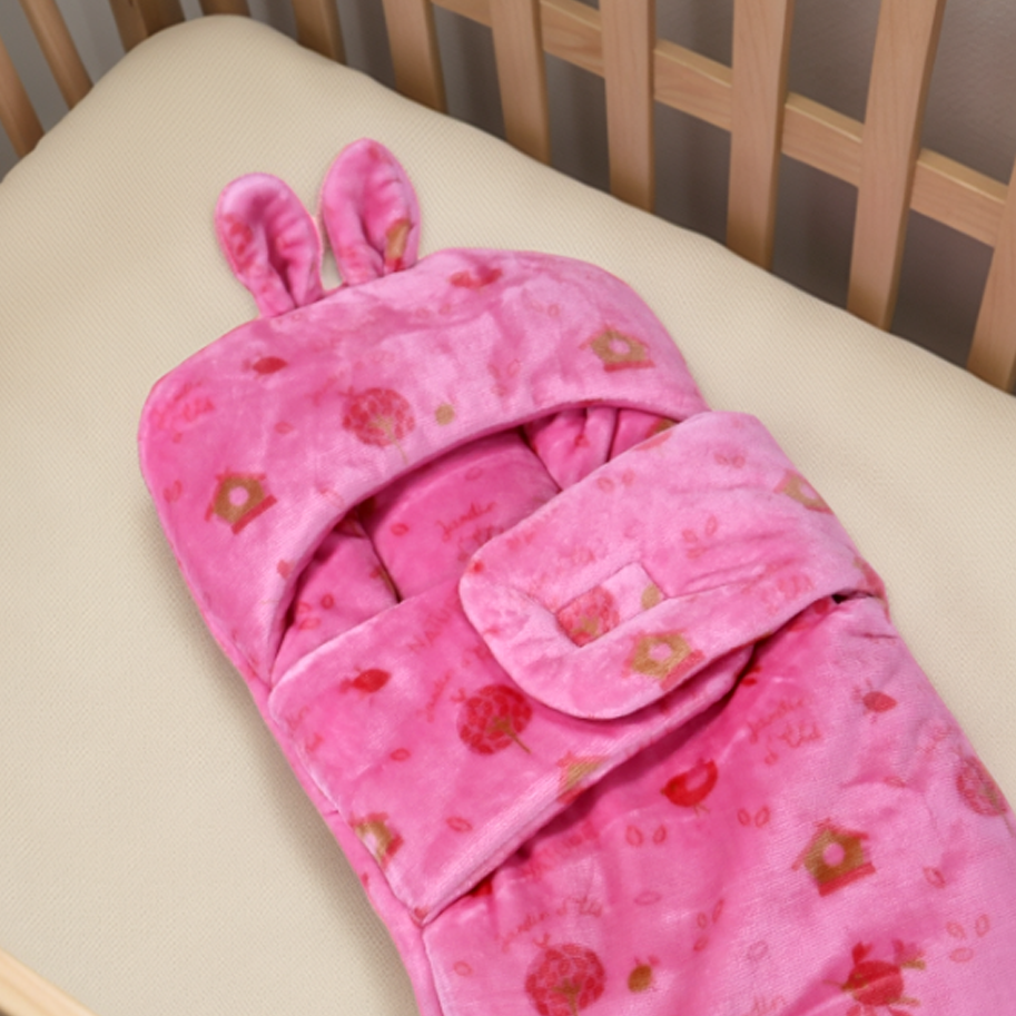 Cuddle Me 3D Mink Baby Carrier Nest-Blossom Pink