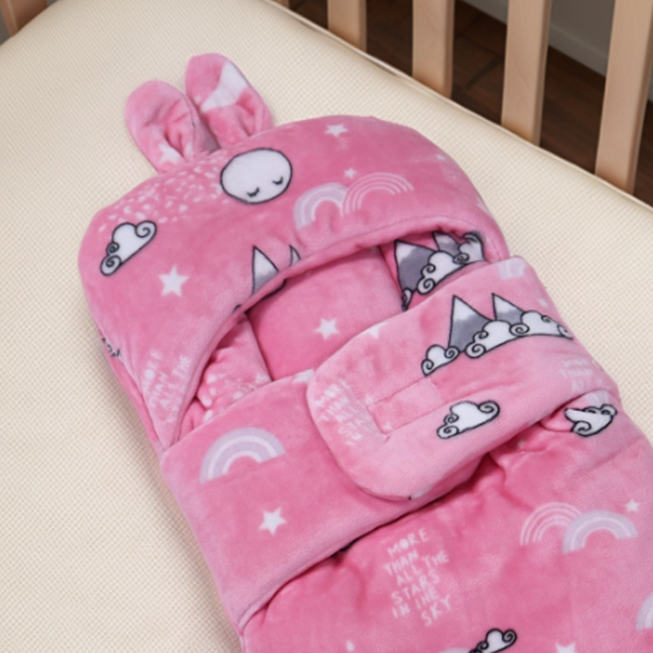 Cuddle Me 3D Mink Baby Carrier Nest-Baby Pink
