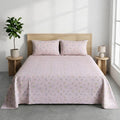 Aster 100% Cotton Printed Bedsheet (Double Bed) | Alba Collection
