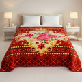 Wonder Flannel AC Blanket - Crimson