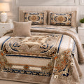 Arzoo Cloudy Bridal Bed Set 7 Pcs - Cream