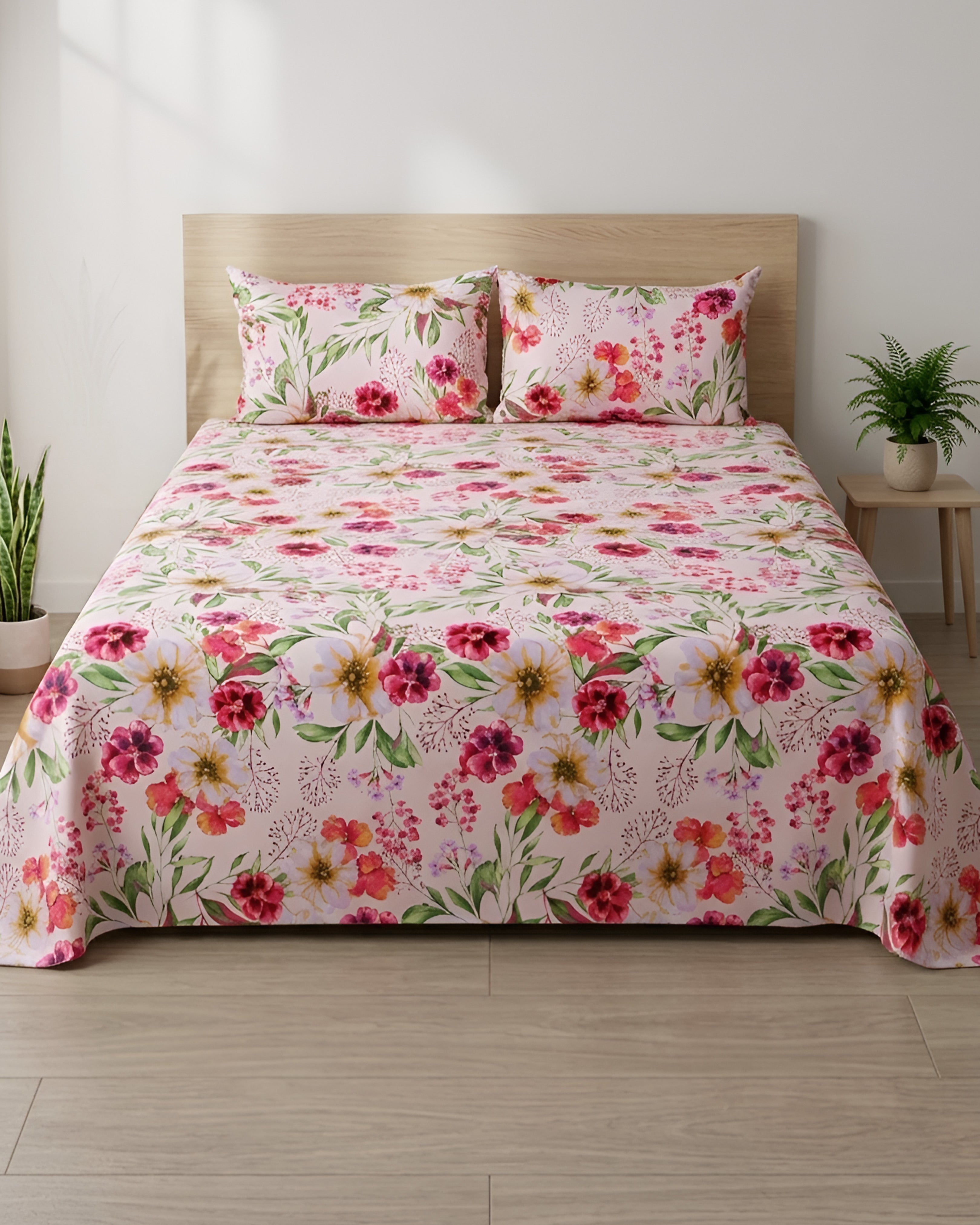 Bed Sheet Fantasy King Bed- Flora