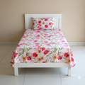 Fantasy Printed Single Bed Sheet-Floral