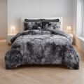 House of Velour 6-Piece Bed in a Bag-Grey