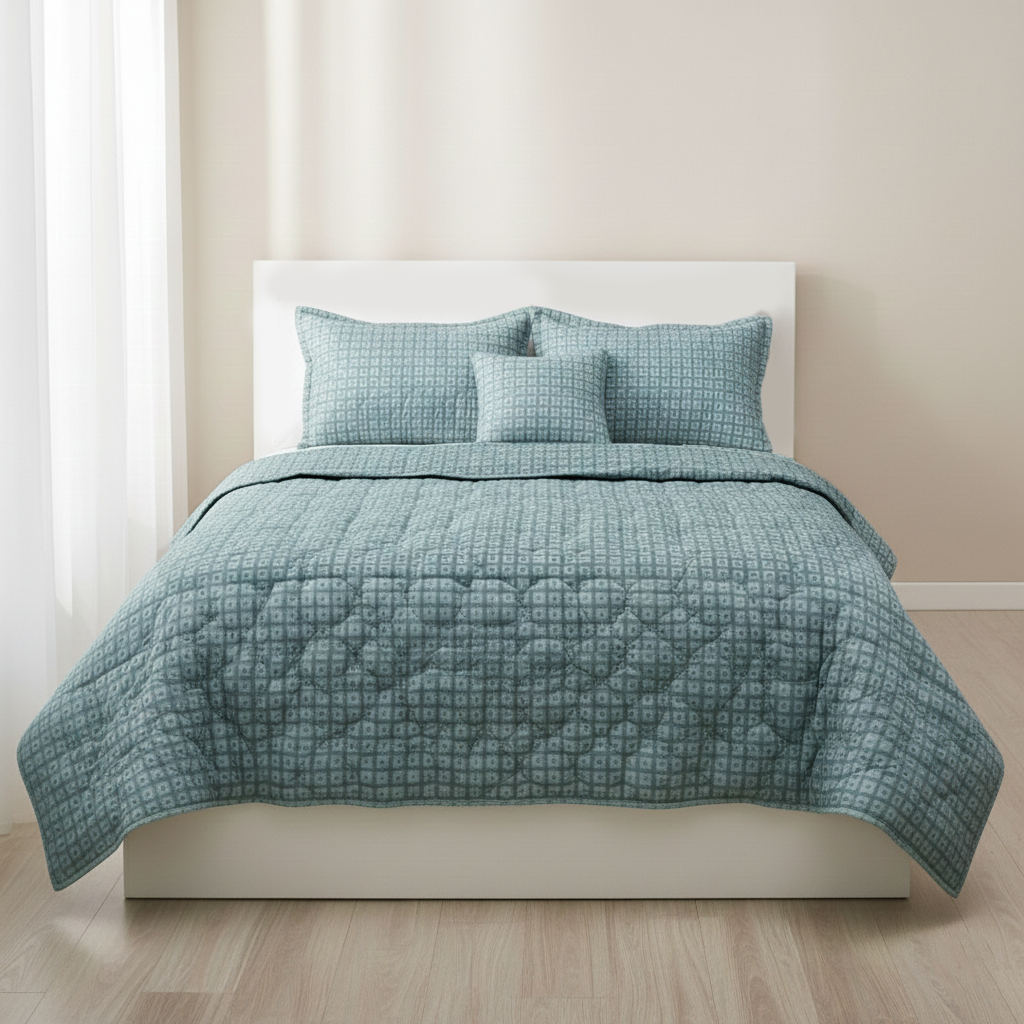 Comfora 5 Pcs Bed in a Bag-Grid