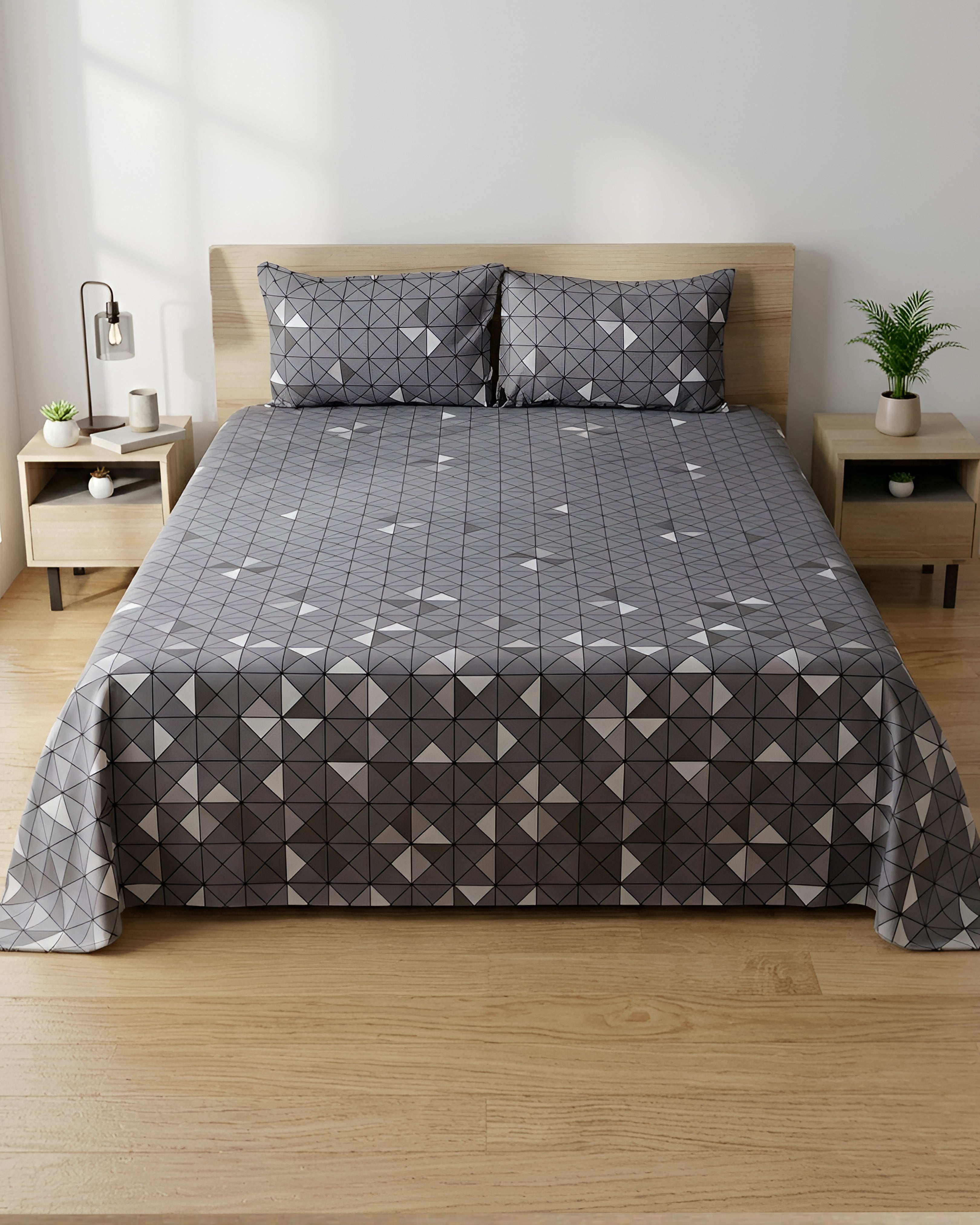 Bed Sheet Fantasy King Bed- Linear