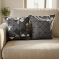 Printed Filled Cushions-Linear Luxe