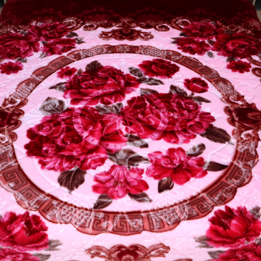 Super Duper Double Bed Blanket-Crimson