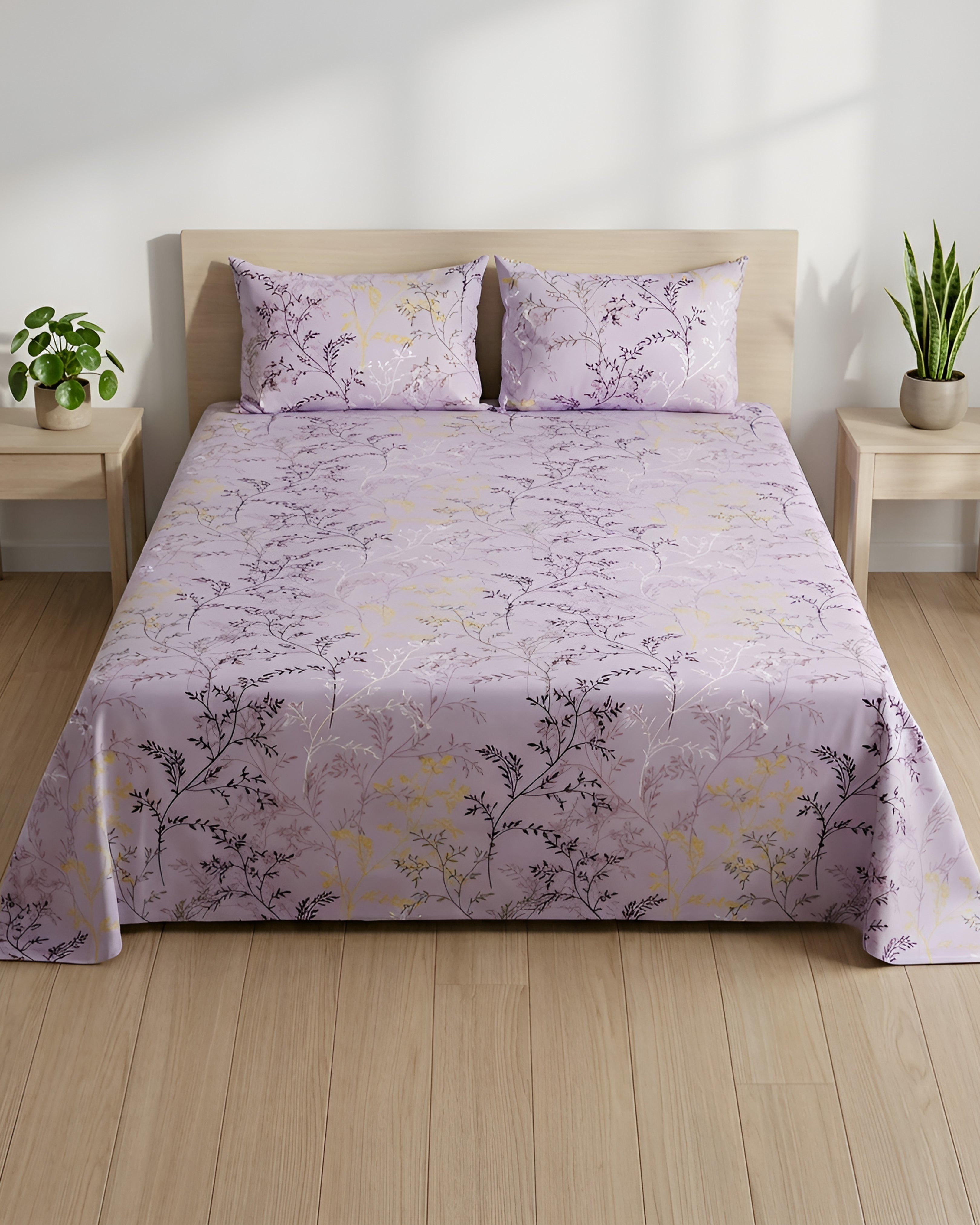 Bed Sheet Fantasy King Bed- Mauve