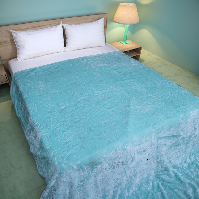 Moonlight King Bed Blanket - Mint