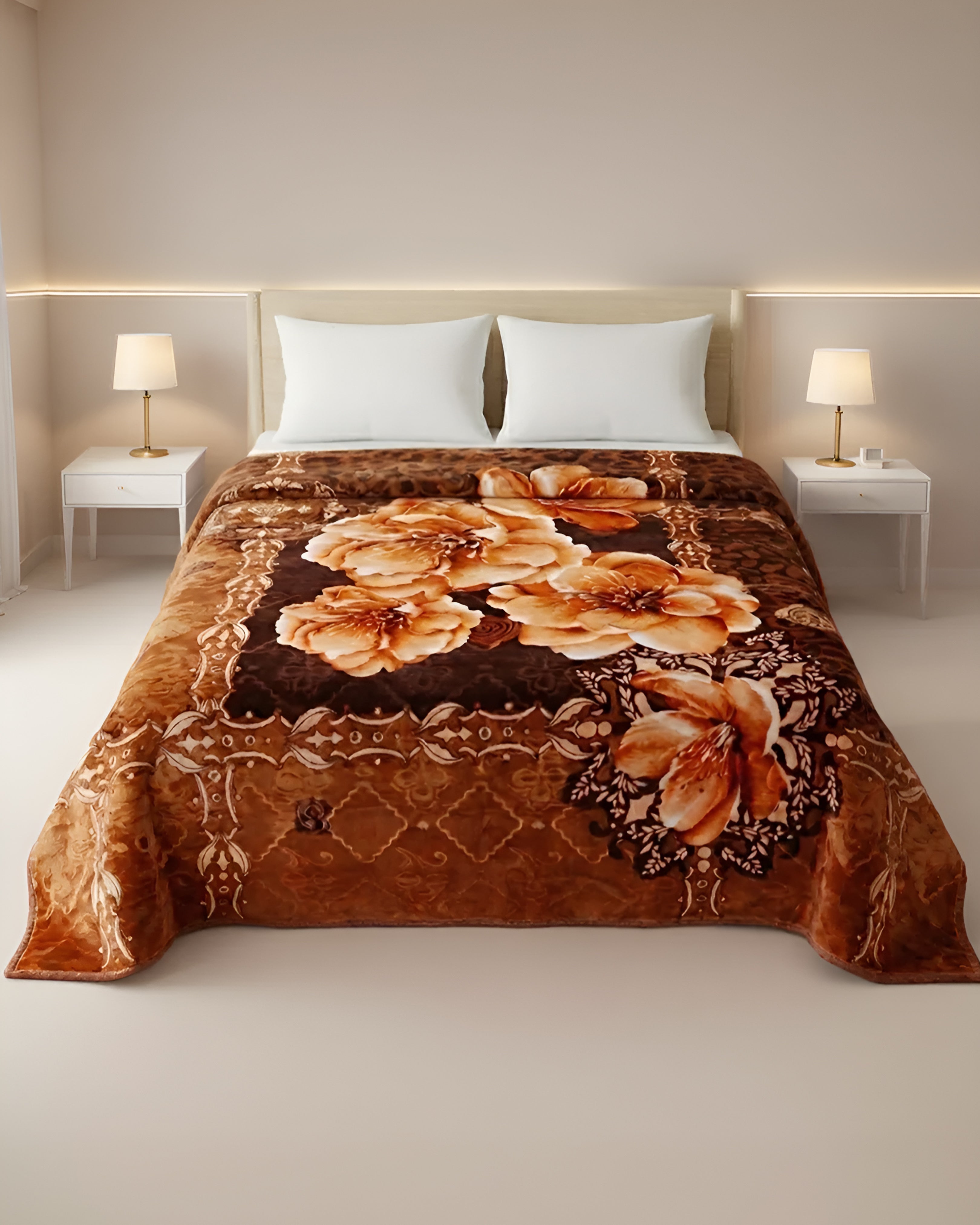 Wonder Flannel AC Blanket - Mocha