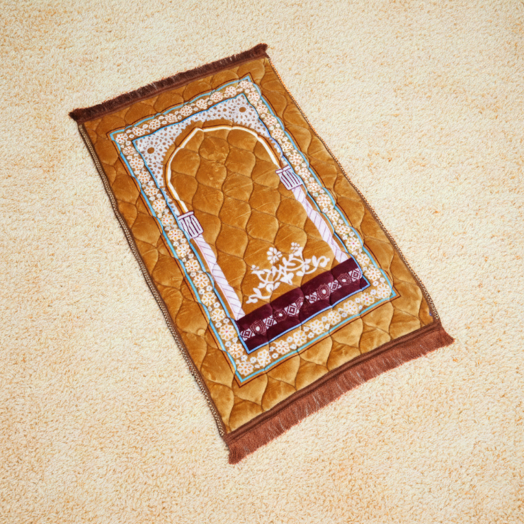 Kiswah Printed Prayer Mat - Khushu