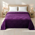 Mansion AC Flannel Blanket - Purple