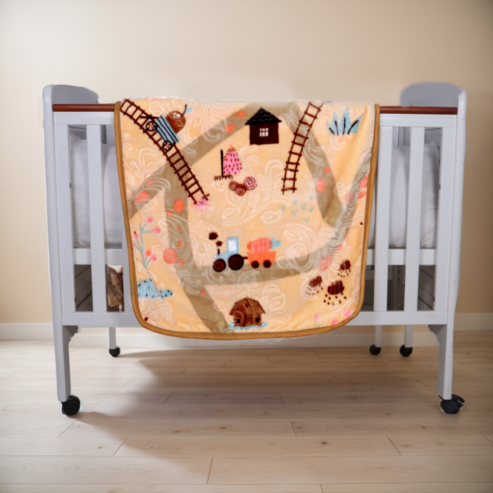Baby Chic Baby Hood Blanket- Peachyhood